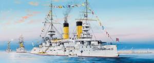 Trumpeter 1:350 Russian Navy Tsesarevich Battleship 1904