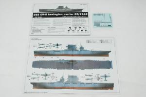 Trumpeter 1:350 USS CV-2 Lexington Carrier (1942)