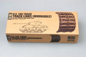Trumpeter 1:35 U.S. T66 track for M4A3E8 Sherman tank