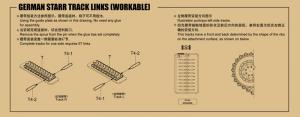 Trumpeter 1:35 German STARR Track links (Hetzer)