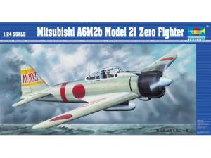 Trumpeter 1:24 Mitsubishi A6M2b Zero Typ 21