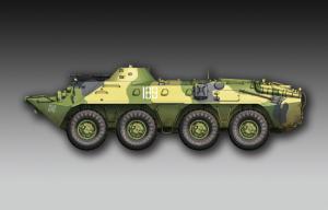 Trumpeter 1:72 Russian BTR-70 APC late version