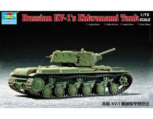 Trumpeter 1:72 Soviet KV-1S Ehkranami