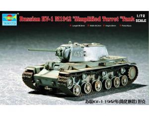 Trumpeter 1:72 Russian KV-1 1942 Simplified turret