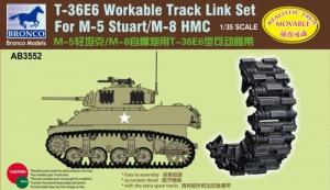 1:35 T-36E6 Workable Tracks for  M-5/M-8
