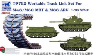 1:35 T97E2 Workable Track Link Set for M48/M60 MBT
