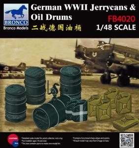 1:48 WWII German Jerry Can & Fuel Drum
