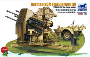 1:35  2cm Flakvierling 38 with trailer
