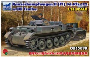 1:35 PzKpfw.II(F)Sd.Kfz.122 w/UE Trailer