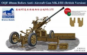 1:35 OQF 40mm Bofors AA Gun (British)