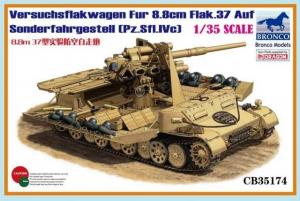 1:35 Versuchsflakwagen 8.8cm Flak 37 auf Sonderfahrgestell(Pz.Sfl.IVc)