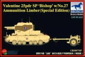 1:35 Valentine SPG Bishop w/No.27 Limber