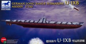 1:350 German Long Range Submarine Type U-IX B