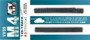 1:35 M4 T49 TRACKS (83 LINKS/SOFT RUBBER)