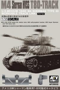 1:35 SHERMAN HVSS T80 Tracks