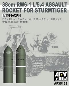 1:35 38cm RW61 rocket set for Sturmtiger