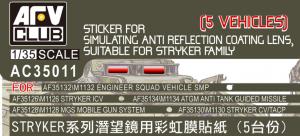 1:35 Anti-reflection stickers for stryker family
