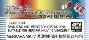 1:35 Sticker anti reflection for Merkava MkIV