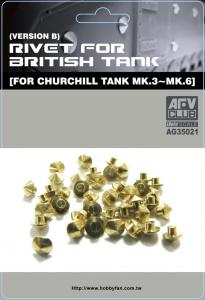 1:35 Rivets for Churchil tanksl