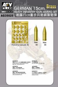 1:35 Metal ammonutions and photo-etched for Sig33 15cm gun