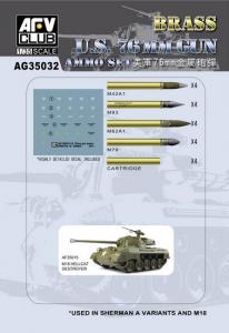 1:35 US 76mm gun ammo set