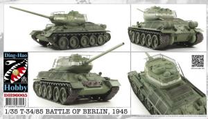 1:35 T34/85 Battle of Berlin 1945