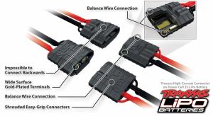 Laturi Traxxas Charger EZ-Peak Dual 8A and 2x3S 5000mAh battery TRX2990GX