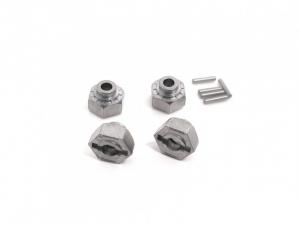 HPI Racing  Hex Wheel Hub 12mm (Silver/4Pcs) 86349