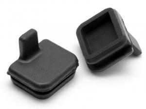 HPI Racing  Rubber Cap 10X11mm (Black) 87027
