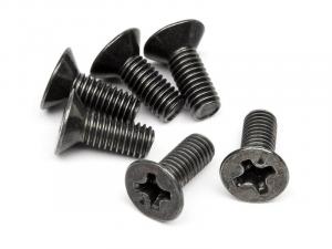 HPI Racing  Flat Head Screw M3 X 8mm (6 Pcs) Z526