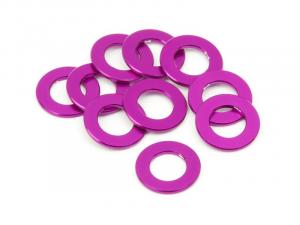 HPI Racing  Aluminium Washer 3 X 6 X 0.5mm (Purple/10 Pcs) Z813