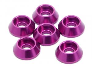 HPI Racing  CONE WASHER 3 X 10 X 3.5MM (PURPLE/6PCS) Z845