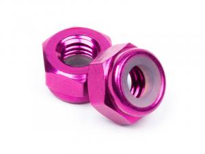 HPI Racing  Aluminum Lock Nut M4 (Purple/10Pcs) Z867