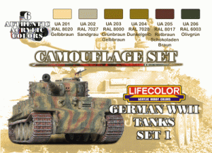 German vehicle WWII paint set n.1