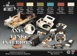 German and Italian Tanks interior colors