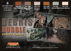 Debris and Rubble Europe Village set