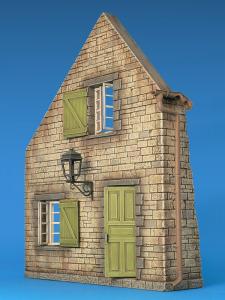 1:35 RUINED VILLAGE HOUSE