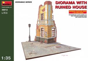 1:35 DIORAMA with RUINED HOUSE