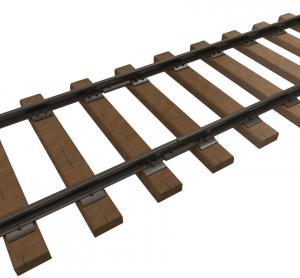 1:35 Railroad Track (Russian Gauge)