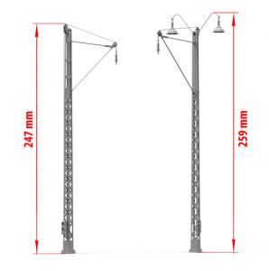 1:35 Railroad Power Poles & Lamps
