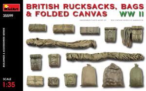 1:35 British Rucksacks,Bags&Folded Canvas WW2