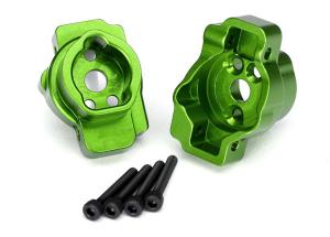 Traxxas Portal Drive Axle Mount Rear Alu Green (2) TRX-4 TRX8256G