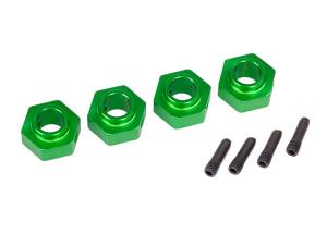 Traxxas Wheel Hubs 12mm Hex Alu Green (4) TRX-4 TRX8269G