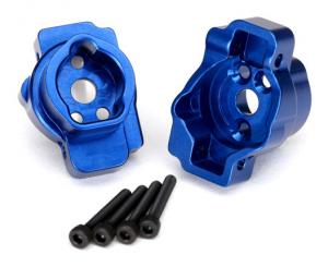 Traxxas Portal Drive Axle Mount Rear Alu Blue (2) TRX-4 TRX8256X