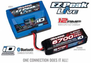 Laturi Traxxas EZ-Peak Live 12A NiMH/LiPo Charger Auto ID TRX2971GX