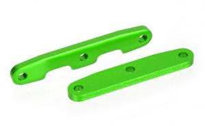 Traxxas Bulkhead Tie-bars Green F+R (2) TRX6823G