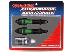 Traxxas Shocks Green GTR Long without springs (2) TRX7461G