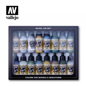 WWII BRITISH COLORS RAF & FAA 16x17ml 