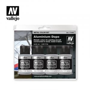 ALUMINIUM DOPE 4X32ML (Airbrush Colors)