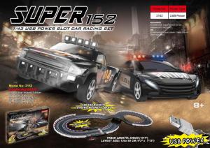 Slot Racing Track 152 Scale 1/43 USB 308cm